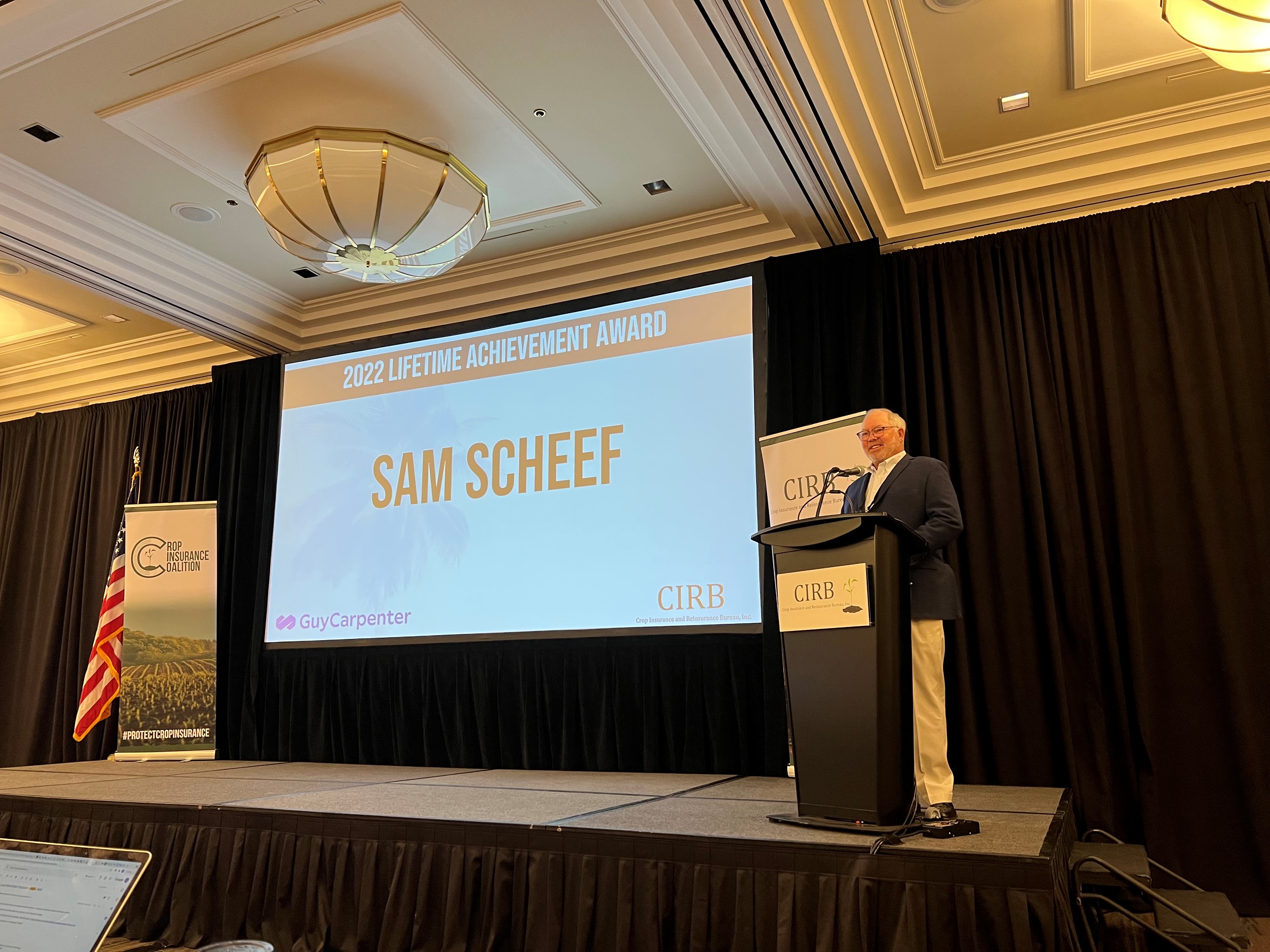 Sam Scheef Wins Lifetime Achievement Awards